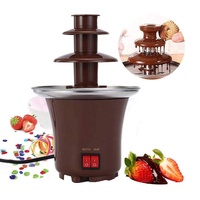 Fuente de Chocolate Fondue-económica, 8 onzas de capacidad, gran oferta, ideal para fiesta en casa/Reunión de Amigos, material de PC de grado alimenticio