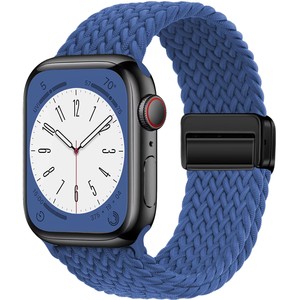 <span class=keywords><strong>Correa</strong></span> trenzada para <span class=keywords><strong>Apple</strong></span> <span class=keywords><strong>Watch</strong></span> Band 46mm 40mm 49mm Pulsera con hebilla para Huawei Samsung Xiaomi Banda de nailon magnética 18mm 20mm 22mm - Product Image 3
