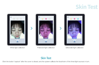Analyseur de peau intelligent et économique Magic Mirror, analyseur d'hydratation de la peau par IA, scanner facial, système d'analyse de la peau