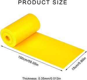 Custom logo Long Flat Theraband Rolls Yoga Home Fitness Resistance <b>Bands</b> Wholesale Latex Resistance <b>Exercise</b> <b>Bands</b> Rolls - Product Image 4