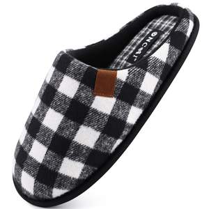 Chaussons d'intérieur chauds et confortables pour femmes, à bout rond, légers, en <span class=keywords><strong>feutre</strong></span> avec mousse à mémoire de forme et <span class=keywords><strong>semelle</strong></span> antidérapante, à enfiler - Product Image 4