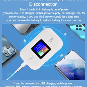 4G Lte Router <b>Wireless</b> Wifi Portable <b>Modem</b> Mini Outdoor Hotspot Pocket Mifi 150mbps Sim Card Slot Repeater 3000mah - Product Image 5