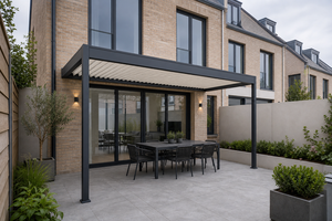 Pérgola de Aluminio para el Hogar RKOVE RK-C1, Gazebo Resistente a la Intemperie para Patio, Descanso, Relajación Tarde de Tarro y Entretenimiento Familiar - Product Image 5