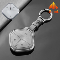 Coque de protection intégrale pour clé de voiture Wuling Baojun KiWi EV en alliage de zinc, accessoires uniques et intemporels GZ Domi