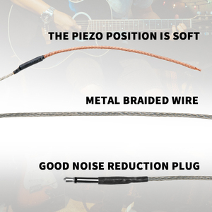 ไมโครโฟนกีตาร์ NAOMI แบบ Piezo ดีไซน์แบบ Soft Under-Saddle ให้สัญญาณเสียงสูง สำหรับ <span class=keywords><strong>Fishman</strong></span> EQ Preamps <span class=keywords><strong>แอ</strong></span><span class=keywords><strong>ม</strong></span><span class=keywords><strong>ป์</strong></span>อะคูสติกระดับมืออาชีพ ลดเสียงรบกวน - Product Image 4