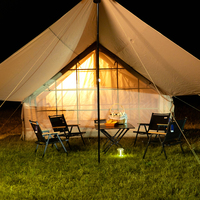 Tente gonflable de luxe 3*4m pour 4-6 personnes, une pièce, en tissu Oxford, imperméable, durable, hermétique, pour le camping