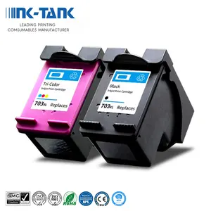 דיו-טנק 703 703XL פרימיום צבע תואם דיו עבור HP Deskjet F735 מדפסת