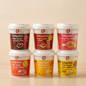 Tokpokki coréen 105g - Gâteau de riz instantané Tokpokki - Saveur riche au fromage - Non piquant |   Vente en gros et OEM O'food - Product Image 5