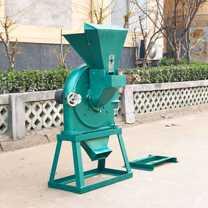 Usine directement manuelle Broyeur de céréales Broyeur pulvériser <span class=keywords><strong>Moulin</strong></span> à farine Broyeur à disque cannelé - Product Image 2