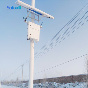 SAFEWILL ES80A-Y8 Monitor de Calidad del Aire Multifuncional en Tiempo Real para Exteriores, Pm2.5 Pm10, Estación de Monitoreo Ambiental E - Product Image 5