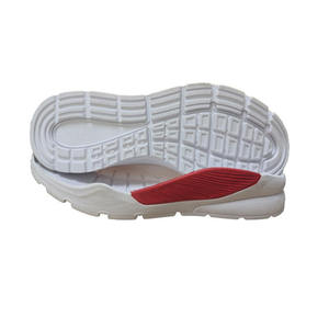 Suelas de Zapatos Blancas para Hombre Ligeras y Personalizables Directamente de Fábrica, Material TPR Antideslizante y Resistente al Desgaste - Product Image 1