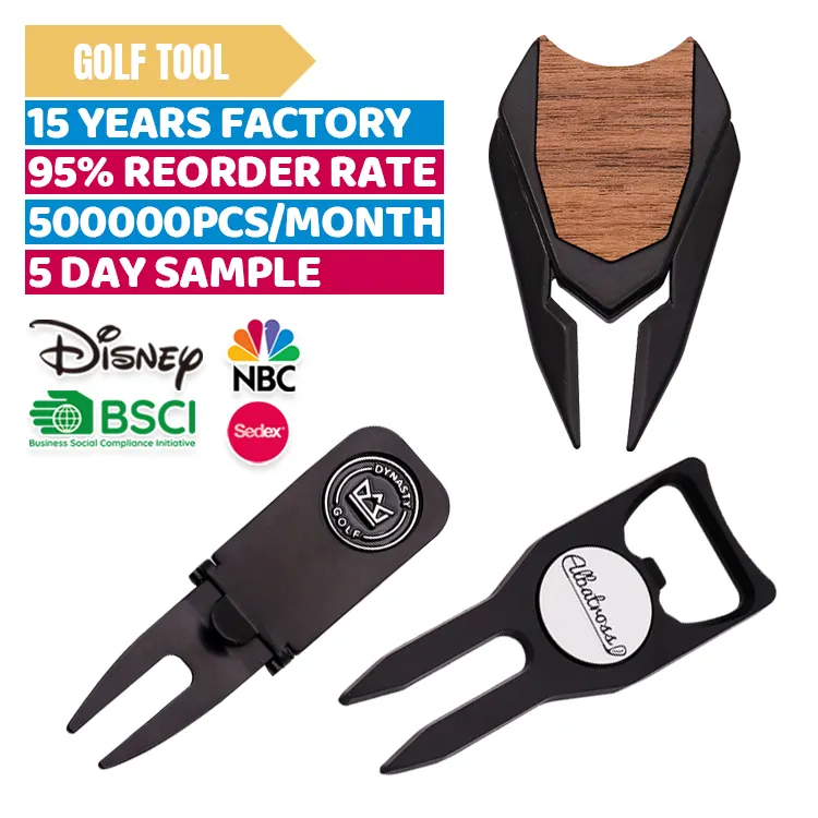 Design gratuito personalizzato personalizzato in metallo pallina da Golf legno marcatore moneta magnetico smalto a sfera marcatore cappello da Golf Clip personalizzato