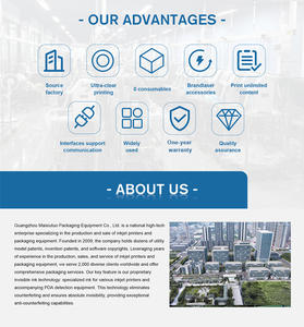 Imprimante d'étiquettes à jet d'encre haute vitesse MXT, nouvelle machine de codage XP600 automatique avec écran tactile pour date d'expiration et logo, idéale pour restaurants et flexibilité d'utilisation. - Product Image 6