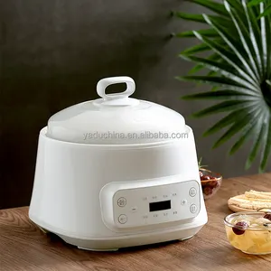 Keuken Apparaat Keramiek Crock Pot Grote Capaciteit Familie Multi Gebruik Chinese Elektrische Slow Cooker Pot