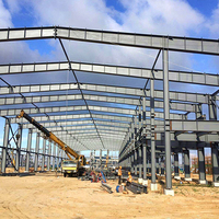 Bâtiment métallique préfabriqué sur mesure en structure d'acier pour usine de fabrication d'acier, atelier et entrepôt