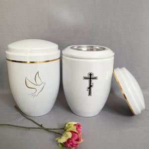 Urna <span class=keywords><strong>funeraria</strong></span> decorada con <span class=keywords><strong>Cruz</strong></span>, urna <span class=keywords><strong>funeraria</strong></span> para almacenamiento de cenizas, cremación de cenizas humanas - Product Image 3