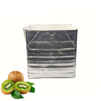 Sac d'isolation thermique jetable en papier d'aluminium doublé de glace froide pour l'expédition de fruits de mer