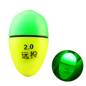 Palmer câu cá Bobber nổi cho đêm màu xanh lá cây màu đỏ dẫn ánh sáng phát sáng trong bóng tối câu cá phao dài Cast lướt cá <span class=keywords><strong>Float</strong></span> bán buôn - Product Image 3