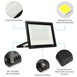Công suất cao lũ ánh sáng hậu cần sân bay sân vận động đèn chiếu IP66 10W 20W 30W 50W 100W 150W 200W 300W 400W dẫn lũ ánh sáng - Product Image 2