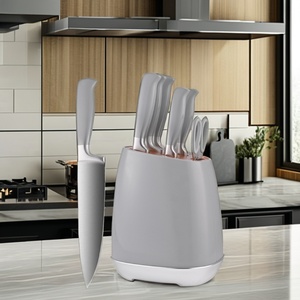 ชุดมีดครัวสแตนเลส 7 ชิ้น ดีไซน์ใหม่ ชุดอุปกรณ์ครัวที่ต้องมี พร้อมแท่นวาง - Product Image 6