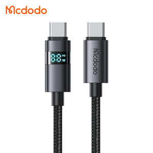 Cables <span class=keywords><strong>de</strong></span> Datos Mcdodo 561/657 con <span class=keywords><strong>Pantalla</strong></span> <span class=keywords><strong>de</strong></span> Carga, USB-C <span class=keywords><strong>de</strong></span> 1.2M, Alta Potencia, Chip E-Mark Seguro, PD 100W, <span class=keywords><strong>Cable</strong></span> USB Tipo C para <span class=keywords><strong>Samsung</strong></span> Ip - Product Image 1