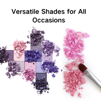 Palette de fards à paupières en poudre minérale hydratante, haute pigmentation, imperméable, lisse, longue tenue, scintillante, palettes de couleurs foncées et claires