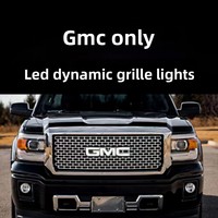 Feux de logo LED dynamiques pour calandre avant de voiture GMC