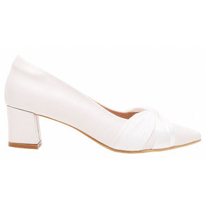 Satin Bow Decorated Bridal Pumps - Product Image 2