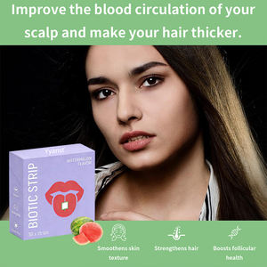 Vitamine OEM/ODM pour éclaircir la peau, favoriser la santé folliculaire, bandes buccales à action rapide à base de biotine, dose personnalisée. - Product Image 3