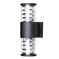 Applique murale solaire LED moderne en aluminium, étanche IP65, pour extérieur, porche, jardin, balcon, terrasse, polycarbonate, angle de faisceau de 20 degrés, CRI