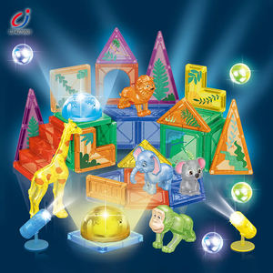 צ 'נג' י אריחים מגנטיים כביש להגדיר מבנה מגנטי בלוקים חיי צעצוע חינוכיים התינוק חוסם מגנטי בלוקים בניין מגנטי - Product Image 3