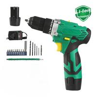 Perceuse électrique rechargeable Ensemble tournevis sans fil Lithium Pro en acier inoxydable Petite perceuse à main