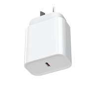 Chargeur GaN PD 30W avec prise australienne, chargeur PD, norme australienne SAA, adaptateur secteur de haute qualité pour Samsung iPhone