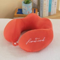 Offre Spéciale : Ensemble de Coussins Gonflables Floqués – Oreiller de Voyage et de Sieste Extérieur, Coussin de Cou en Forme de U