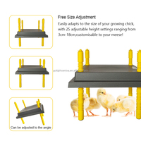 YYC thermostatique animaux réchauffeur pour animaux de compagnie chauffage volaille oiseau plaque chauffante bébé poussin couveuse chauffage