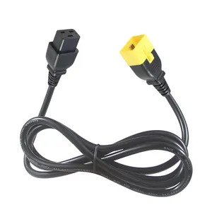 Top Fashion Power Cable Cord C19-C20 2.5 Mt 10A Male Iec 320 Connector Lock c19 c20 Plug