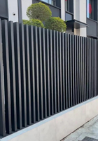 Panneaux de clôture en aluminium solides et sécurisés pour la maison et le jardin - Taille personnalisée et service de modélisation 3D - Conception écologique