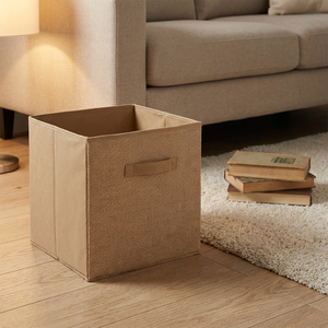 Cesta de Almacenamiento Plegable de Tela, Caja de Almacenamiento de Tela Suave, Cesta Organizadora Plegable con Asas para Guardar Juguetes de Bebé en la Habitación - Product Image 2