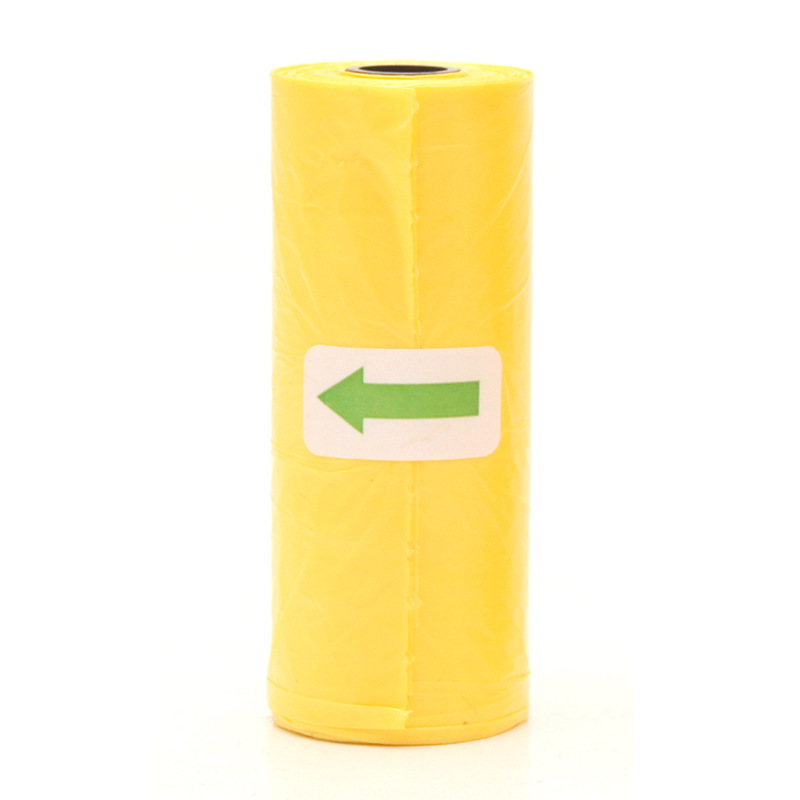 Sac à déjections canines - Jaune
