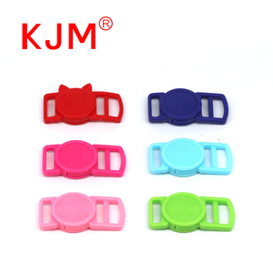 KJM Customized Color 10mm 5KG Quick Release Plastic Safety Breakaway Buckle for Cat Collar