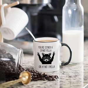 Taza de Café 3D con Diseño de Animal de Dibujos Animados Retro, Regalo de Cumpleaños Divertido de Mapache para Mejor Amigo, Novio, Novia, Esposo, Hecho en China - Product Image 4