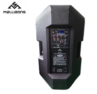 Haut-parleur DSP actif extérieur professionnel de 15 pouces en plastique haute puissance pour une utilisation audio Stage Pro