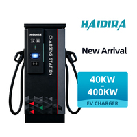 1. Station de recharge pour véhicules électriques HAIDIRA IP55 DC 40kW-480kW Double connecteur CCS1 CCS2 GB/T RFID POS APP WiFi 4G OCPP