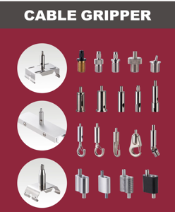 Kit de <span class=keywords><strong>fixation</strong></span> pour câble en cuivre, ensemble de câbles isolés, suspension de plafonnier LED, clips de câble annulaires, tailles personnalisables - Product Image 3