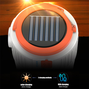 Đèn <span class=keywords><strong>Led</strong></span> Cắm Trại Cầm Tay Đèn <span class=keywords><strong>Led</strong></span> Sạc Năng Lượng Mặt Trời Khẩn Cấp Ngoài Trời Kèm Bộ Sạc Điện Thoại Di Động Đèn Pin 5 Chế Độ Đèn Pin - Product Image 4