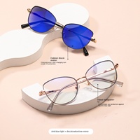 Gafas de Sol Fotocromáticas de Ojo de Gato al por Mayor para Mujer, Lentes Planas Anti Luz Azul para Computadora, Gafas de Moda con Logotipo Personalizado OEM