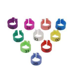 Bague de pied numérique en plastique pour <span class=keywords><strong>pigeon</strong></span> avec numéro, diamètre intérieur 9 mm, étiquette d'identification d'oiseau, bague de jambe pour <span class=keywords><strong>pigeon</strong></span> et oiseau de compagnie, 1000 pièces - Product Image 5