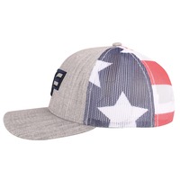 Gorra de béisbol de camionero con logotipo personalizado OEM, gorra de camionero a granel con parche bordado en 3D de malla de algodón para hombre