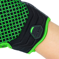 HAIYI Vente Chaude Gants de Mécanicien Personnalisés OEM en Tissu Tricoté avec Impression Silicone Antidérapants pour Cyclisme et Sports, Doigts Entiers Extensibles