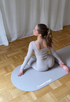 Tapis de fitness en PU (polyuréthane) de qualité supérieure, durable, résistant à l'usure, antidérapant, imperméable, écologique, design mandala laser 5 mm